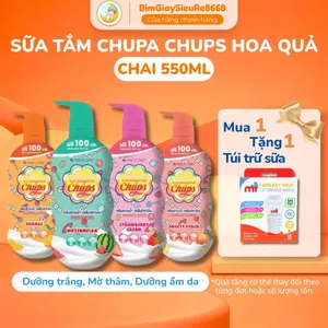 Sữa tắm hương hoa quả CHUPA CHUPS 550ml Thái Lan - giúp làm trắng , mờ thâm, dưỡng ẩm cho da - siêu thơm