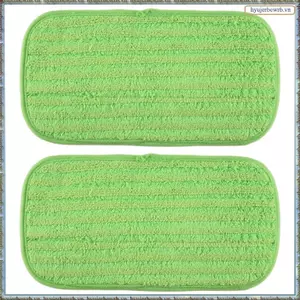 2 Chiếc Lau Nhà Phẳng Ướt / Khô Vải Microfiber Tầng Cây Lau Nhà Thay Thế Cho Máy Quét Swiffer Có Thể Giặt Dễ Dàng Thay Thế
