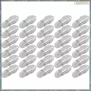 Bộ 30 Bóng Đèn LED Bóng Bay Mini Chống Nước Bộ Đèn Trắng Ấm Cho Đèn Lồng Giấy, Đèn Bóng, Sinh Nhật, Tiệc