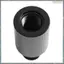 1 Bộ chuyển đổi điều chỉnh hộp đựng bình chứa Propane di động 5 / 8-18UNF sang M18X1.5 Chủ đề màu đen cho máy sưởi, đầu đốt, bếp, các bộ phận hố lửa