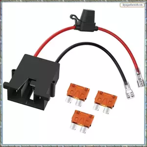 Đầu nối dây thay thế Đầu nối dây khai thác bằng nhựa cho pin giá 12 Volt với 12 dây AWG 3 cầu chì có thể thay thế