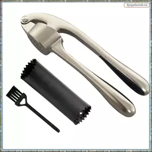 Bộ ép tỏi Nhà bếp Dụng cụ xay tỏi Dễ dàng bóp Dễ dàng làm sạch Silicone Tỏi Peeler & Brush Nhà bếp Tiện ích