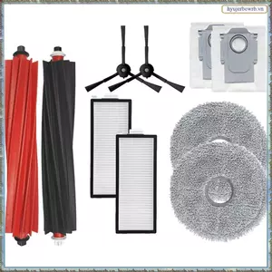 Cho V20 / P10S Pro Bàn Chải Bên Chính Cây Lau Nhà Vải Hepa Lọc Bụi Túi Thay Thế Phụ Kiện