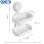 <cosyh>Robust ABS Self Draining Soap Dish with Easy Mounting and Strong Suction
