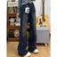 American Retro Low-Waist Flared Hơi thon gọn hơn Quần jean mỏng hơn Xuân Thu Thiết kế mới Quần lau nhà cô gái nóng bỏng