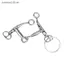 SRVN Horse Bit Hợp Kim Móc Khóa Túi Mặt Dây Chuyền Vòng Kim Loại Phong Cách Cưỡi Ngựa Ví Quyến Rũ Dành Cho Nữ.