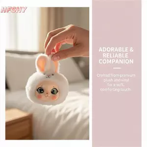 HFSHY Dainty Đầu Thỏ Sang Trọng Bapa Mặt Dây Chuyền Mềm Mại Đáng Yêu Trang Trí Món Quà Hoàn Hảo Cho Người Hâm Mộ Thỏ Trẻ VN