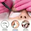 Bộ Nhíp Thủ Công 9 Mảnh, Thép Không Gỉ, Đầu Cong Trang Sức, Nối Mi