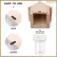 Bẫy ong thợ mộc gỗ cho bên ngoài Bẫy ong tốt nhất Gỗ nhàm chán Bẫy ong Phong cách Chalet Thợ mộc Bẫy ong ngoài trời