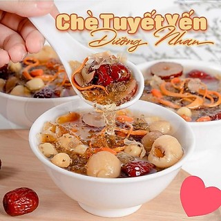 Bồ mễ hạt tuyết liên tử, đẹp da, thanh nhiệt. Nguyên liệu nấu chè dưỡng nhan