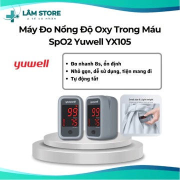 Máy đo nồng độ oxy trong máu Spo2 Yuwell YX105
