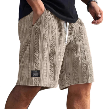 Quần short nam cỡ lớn, Quần short Jacquard dành cho nam, Quần short ống thẳng mùa hè 2026, Quần short thể thao dáng rộng, Quần short nam cỡ lớn hàng ngày