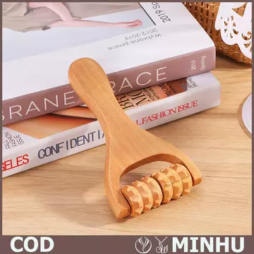 1PC con lăn bằng gỗ massager cổ, vai và chân phổ tay Massager massage công cụ massage chân Massager