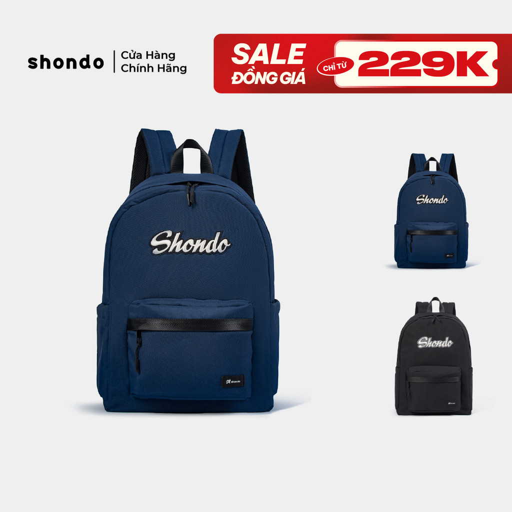 Balo nam nữ Shondo thêu logo