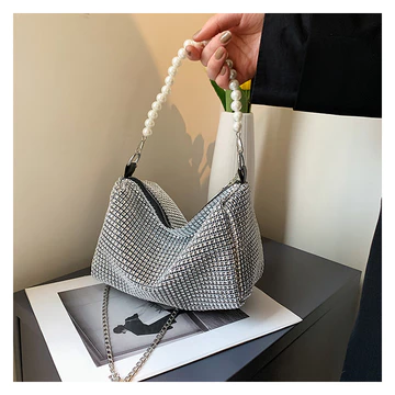 Women's Nylon Handbag – Large, for Parties