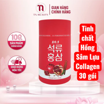 Tinh Chất Hồng Sâm Lựu, Collagen Sáng Da Mờ Thâm Hồng Sâm Collagen Lựu HGBio Hàn Quôc - Hộp 30 gói - TNBEAUTY