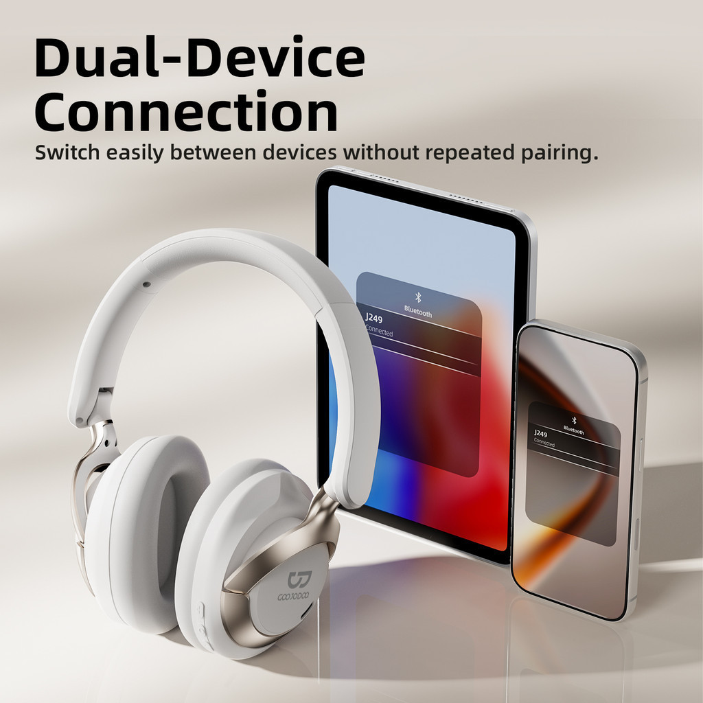 Tai nghe GOOJODOQ có chế độ chống ồn 3 chế độ chống ồn Kết nối không dây Bluetooth 6.0 Ghép nối thiết bị kép | BigBuy360 - bigbuy360.vn