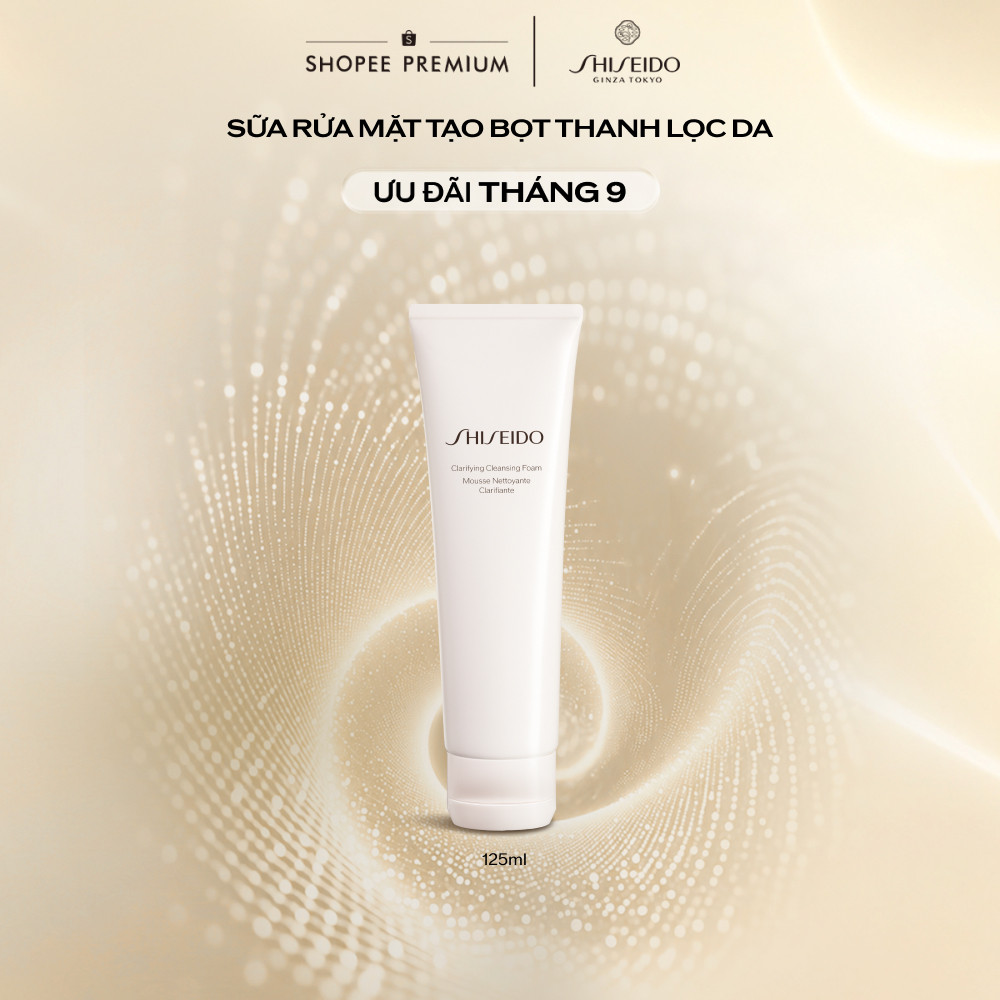 Sữa rửa mặt tạo bọt thanh lọc da SHISEIDO Clarifying Cleansing Foam 125ml
