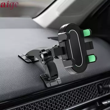 Giá đỡ ô tô đầu bi AIGE, Giá đỡ điện thoại xoay 360 độ 17mm, Đế dính kép Tự dính có thể điều chỉnh Giá đỡ điện thoại di động Giá đỡ lắp đặt bảng điều khiển