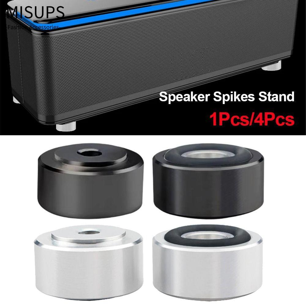 MISUPS 1 / 4 Chân đế loa, Chân đế cách ly bằng hợp kim nhôm, Chân đế khuếch đại HIFI chống sốc bền bỉ cho loa Bộ khuếch đại CD | BigBuy360 - bigbuy360.vn