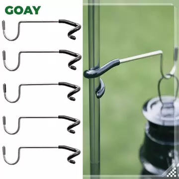 GOAY Cắm Trại Ánh Sáng Cực Móc Thép Không Gỉ Lều Cực Đèn Móc Đa Năng Cắm Trại Ngoài Trời Đèn Đứng Móc Thiết Bị Cắm Trại VN