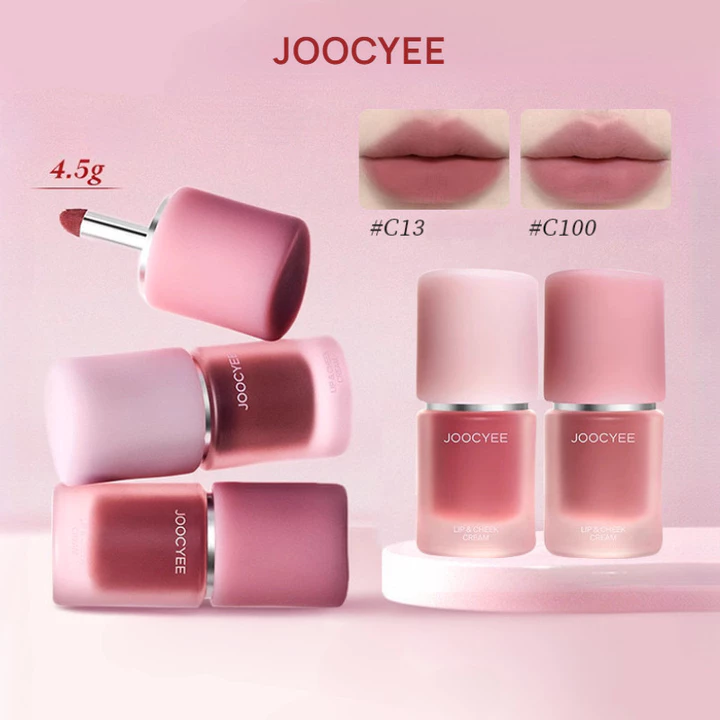 JOOCYEE Multi-Purpose Cream 2.0 Lip And Cheek Matte Độ bão hòa thấp Lip Glaze 2.0 Lip And Cheek Matte Độ bão hòa thấp Lip Glaze