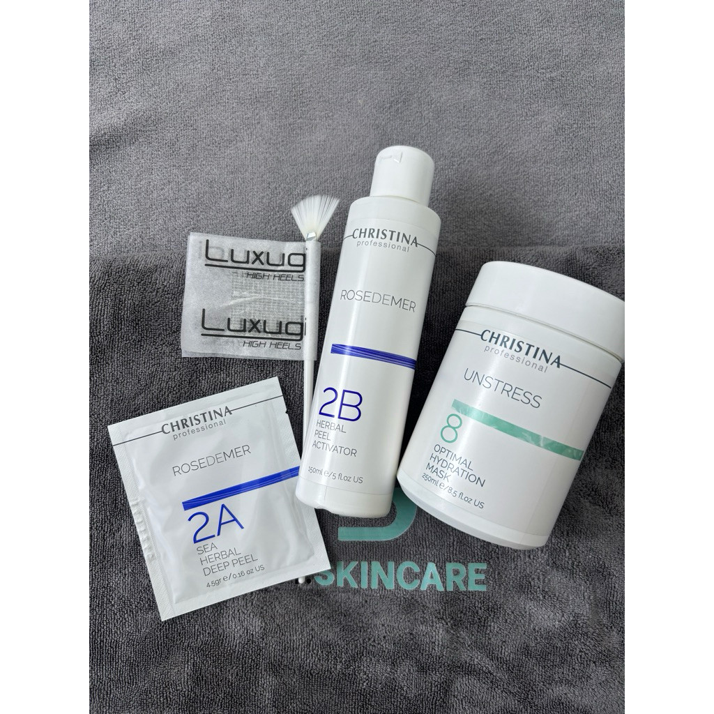 CHÍNH HÃNG] Christina Rosedemer 2A+2B sea herbal deep peel kit 