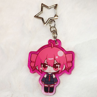 Kasane Teto Anime Keychain Women Miku Key Chain Bags Keyring Men Pendant Kids Friends Gift Collection Ornament Toys Cosp