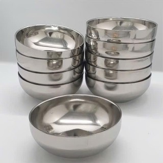 Tô, chén chất liệu inox, 2 lớp cách nhiệt, nhiều kích thước - tiện dụng, siêu bền