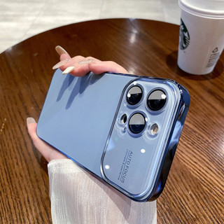 Mới AG Slim Matte Case cho iPhone 17Pro Max Bling Mạ Ốp Lưng Kính Bảo Vệ Camera Cho iPhone 12 13 14 Pro Max Trường Hợp