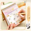 Lịch Mini TUYỆT VỜI, Trang trí máy tính để bàn Capybara / Panda 2026 Lịch để bàn, Cuộn dây di động Quà tặng kế hoạch hàng ngày