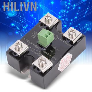 Hilivn Rơle trạng thái rắn Berm Điều khiển DC một kênh AC kép 1 pha SSR 24 480VAC dùng trong công nghiệp (25A(BERM-DK25DA))