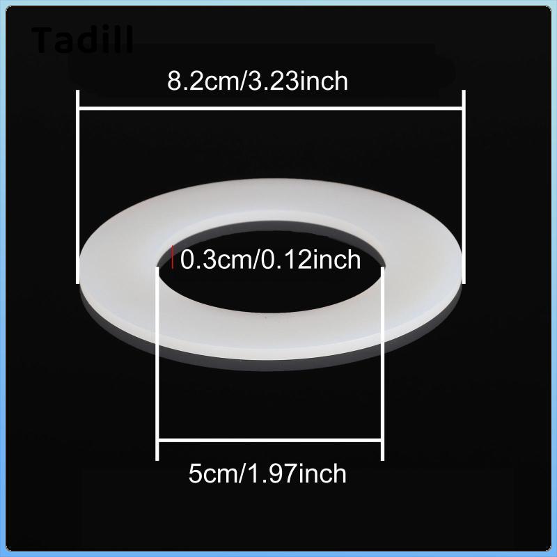 2x Vòng đệm xả bồn cầu Bộ phận bảo trì Thay thế miếng đệm bồn vệ sinh