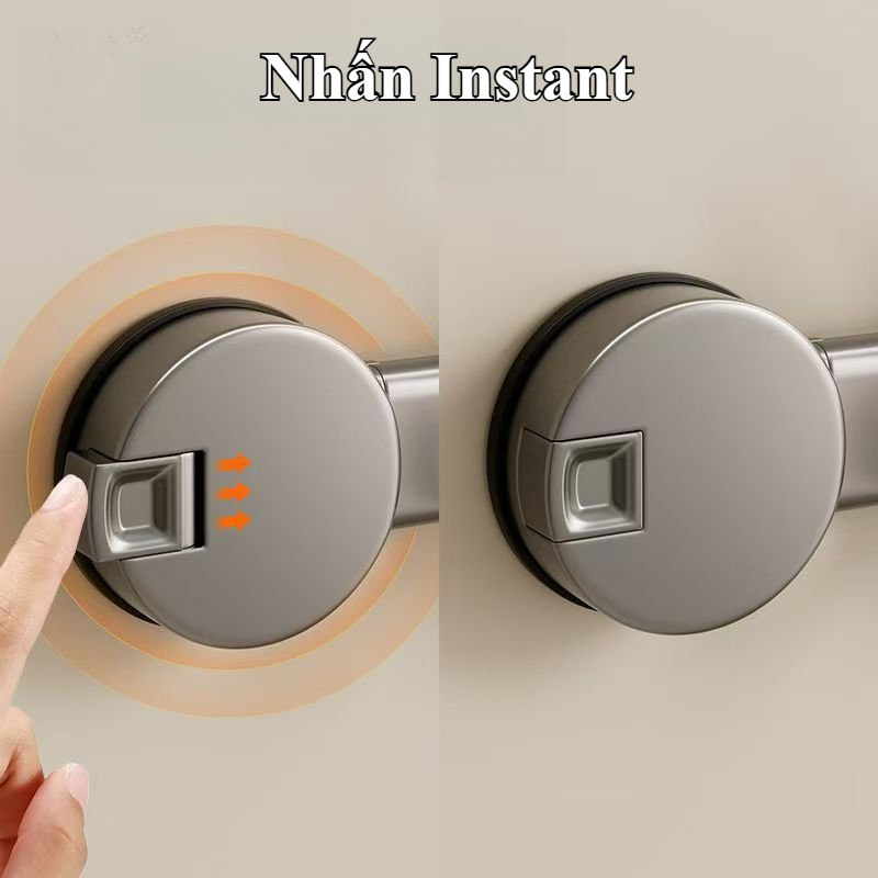 Móc Treo Đa Năng Hút Chân Không - Không Cần Khoan, Thép Không Gỉ, Di Chuyển Linh Hoạt, Tái Sử Dụng