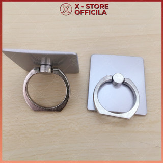 Nhẫn dán lưng điện thoại Iring, giá đỡ chống rơi xoay 360, móc đeo điện thoại nhiều màu Đen, Xám, Đỏ, Vàng, Hồng GDDTIR