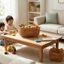Giỏ đựng gấu Giỏ dệt nhỏ có tai Thùng đựng động vật Trang trí để bàn Sắp xếp lâu trôi cho học sinh, bàn làm việc