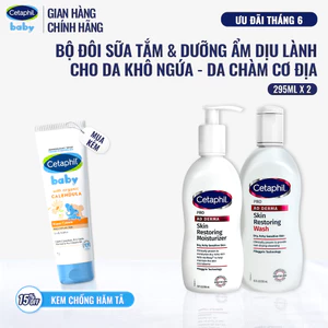 Combo Sữa Tắm & Sữa Dưỡng Ẩm dành cho da khô, ngứa Pro AD Derma Wash 295ml & Pro AD Derma Moisturizer 295ml