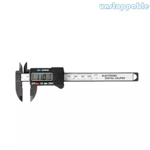 Unstop * Dụng cụ đo Caliper kỹ thuật số Thước đo micromet điện tử Màn hình LCD Tự động tắt Tính năng Inch Millimeter Convers