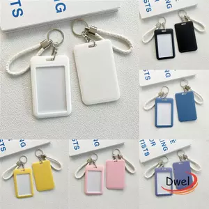 Hộp đựng thẻ tín dụng DWEL Huy hiệu hoạt hình Đồ dùng học sinh Giá đỡ ID ngân hàng