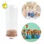 10 Chiếc Mái Vòm Kính Tấm Che Chuông Lọ Trưng Bày Hộp Đựng Bình Trang Trí Để Sắp Xếp Hoa