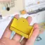 Nhà búp bê thu nhỏ Spice Ra Kit 4 lọ thủy tinh trong suốt Giá đỡ bằng gỗ màu vàng cho bộ sưu tập thu nhỏ Người yêu thích