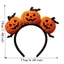 THEGIRL8B Bí Ngô Đầu, Ngộ nghĩnh Sáng Tạo Halloween Mũ, Phụ Kiện Tóc Trang Điểm Đạo Cụ Trang Trí Ngày Lễ Mũ Cosplay