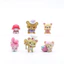 HT3 6 Chiếc Rilakkuma Sanrio My Melody Chef Hat Dâu Chủ Đề Sưu Tập Nhân Vật Hành Động Dễ Thương Bánh Topper TH3