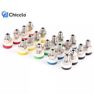 10 Chiếc Mini 2 Mm Đồng Chuối Soet Ja Cho Cáp Âm Thanh Cắm Đầu Nối Đẹp