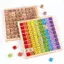 Đồ chơi học tập Montessori 99 Bàn nhân cho trẻ em Toán học Thực hành số học Quà tặng giáo dục cho trẻ mới biết đi tại nhà từ 3 tuổi trở lên
