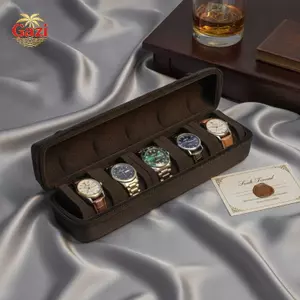 Hộp sắp xếp đồng hồ Hộp đựng thân thiện với du lịch có đệm mềm Lõi bên trong dành cho nam Bộ sưu tập đồng hồ Chuyến đi công tác Sử dụng tại nhà [VN]