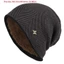 FEDAOG Dệt Kim Beanie, Lớp Lót Ấm Áp Dày Đan Ấm Áp Mũ Mùa Đông, Thời Trang Phong Cách Đơn Giản Unisex Mũ Dệt Kim Dày Hoạt Động Mùa Đông
