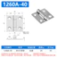 40 * 40 Nội Thất Phẳng Gấp Bản Lề Tủ 8cm Cửa Tủ Quần Áo Cố Định Bản Lề Tắt Tiếng Mang Cửa Gỗ Lá Rời KOXD