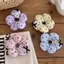 JULYHOT Hình Hoa Tóc Scrunchies Đáng Yêu In Hình Trái Tim Thời Trang Phụ Kiện Tóc Cho Bé Gái Hẹn Hò Bạn Bè Tập Hợp Massivedeals