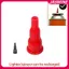 JASMINE 10 Cái Bộ Chuyển Đổi Đầu Phun Butan Chuyển Đổi Cassette Tank Thành Bể Bơm Hơi Đầu Nối Đầu Phun Khí Để Lấp Đầy JASMINE